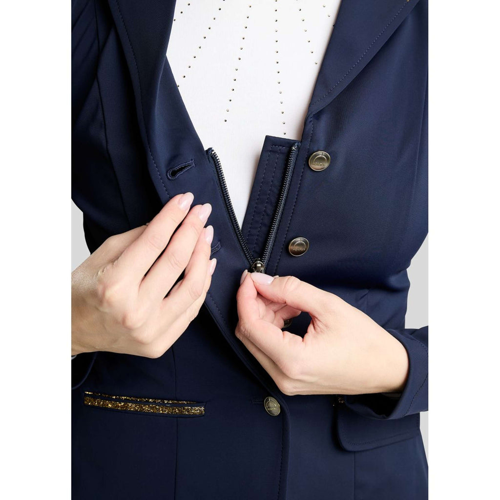 Montar Giacca da Competizione MoEve Golden Quartz Crystals Navy