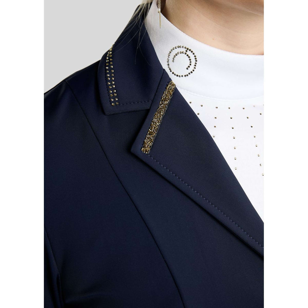 Montar Giacca da Competizione MoEve Golden Quartz Crystals Navy