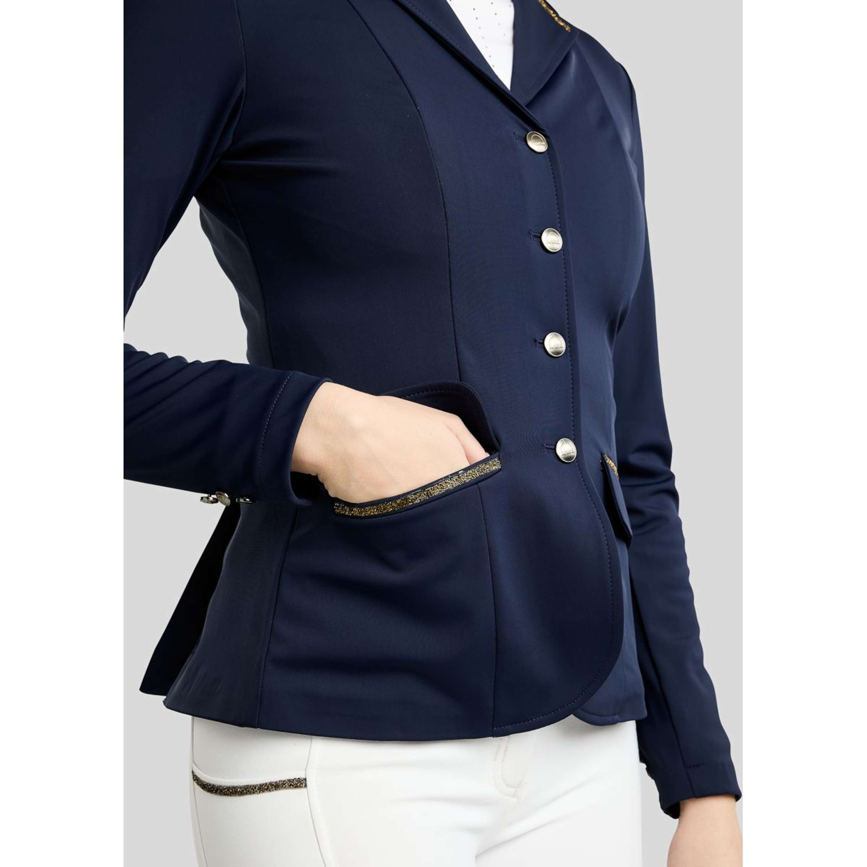 Montar Giacca da Competizione MoEve Golden Quartz Crystals Navy