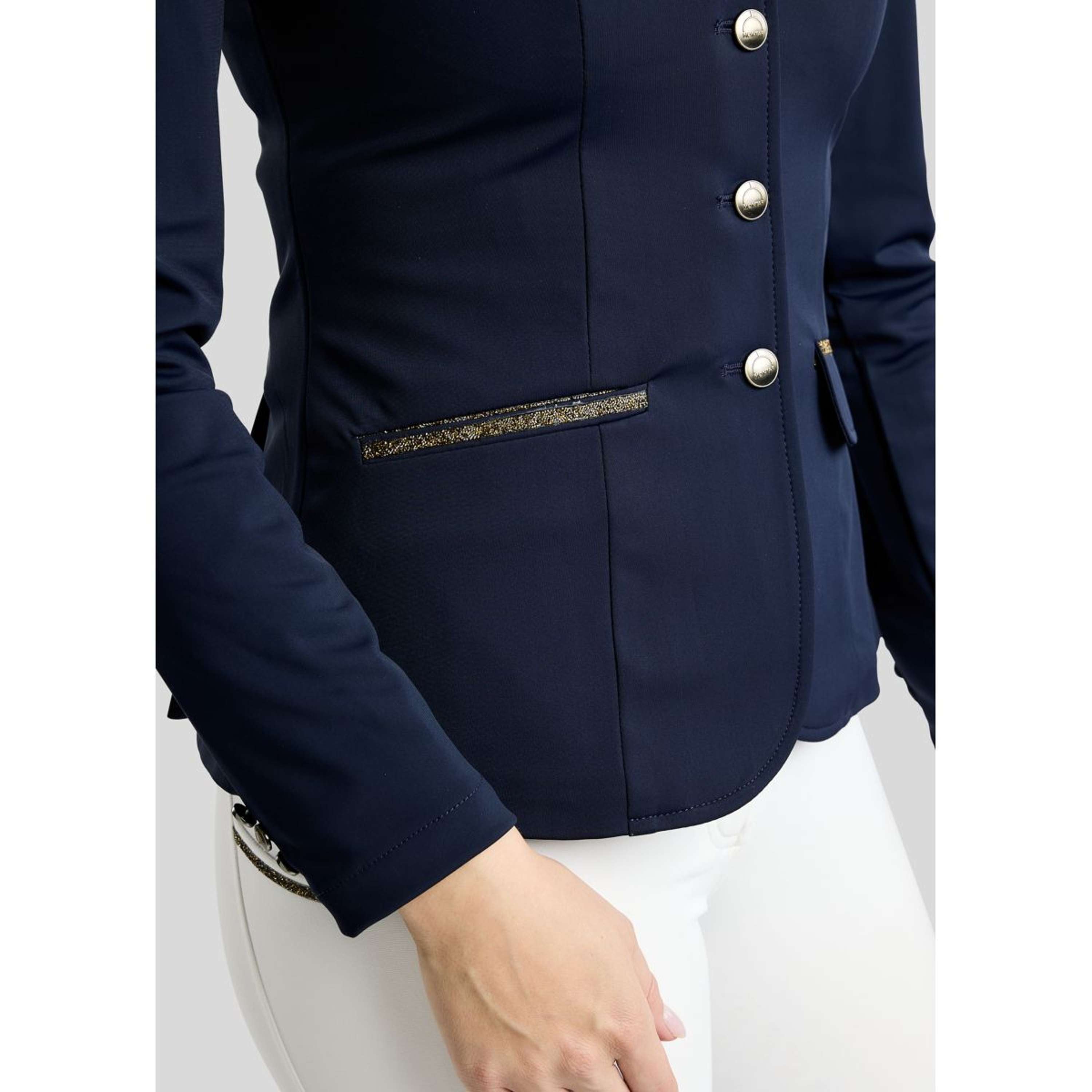 Montar Giacca da Competizione MoEve Golden Quartz Crystals Navy