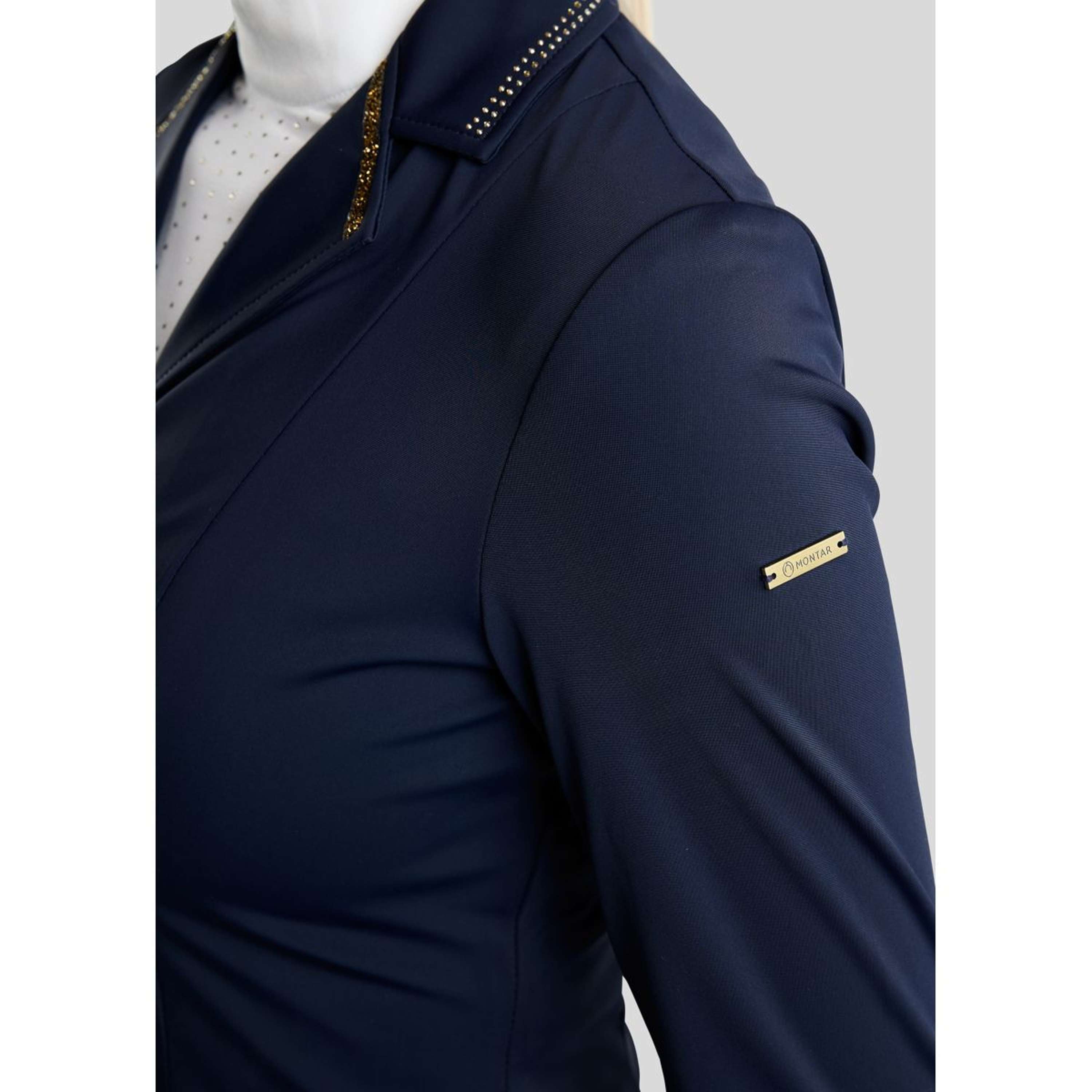 Montar Giacca da Competizione MoEve Golden Quartz Crystals Navy