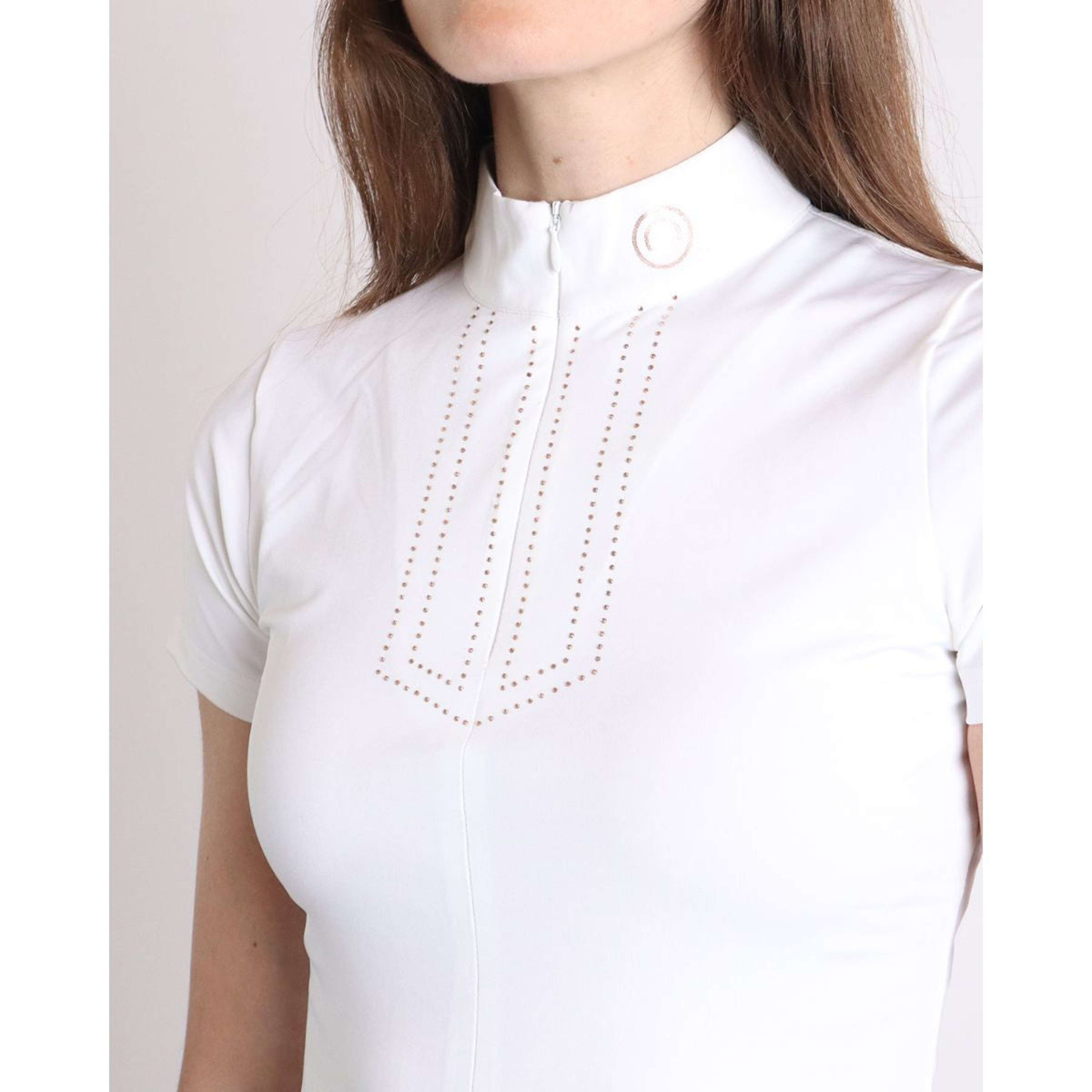 Montar Maglietta da Competizione MoViolet Bianco