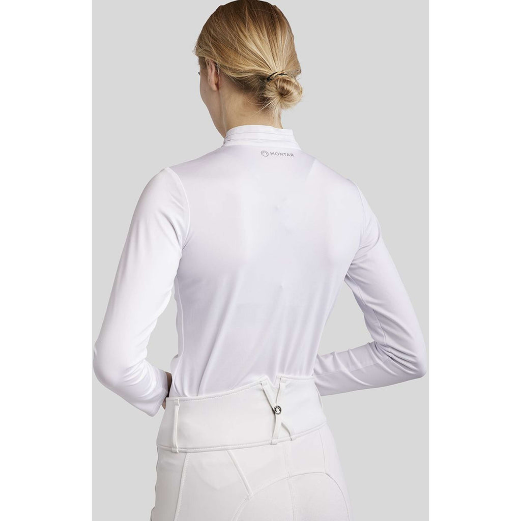 Montar Maglietta da Competizione MoRosie Pintucks Bianco