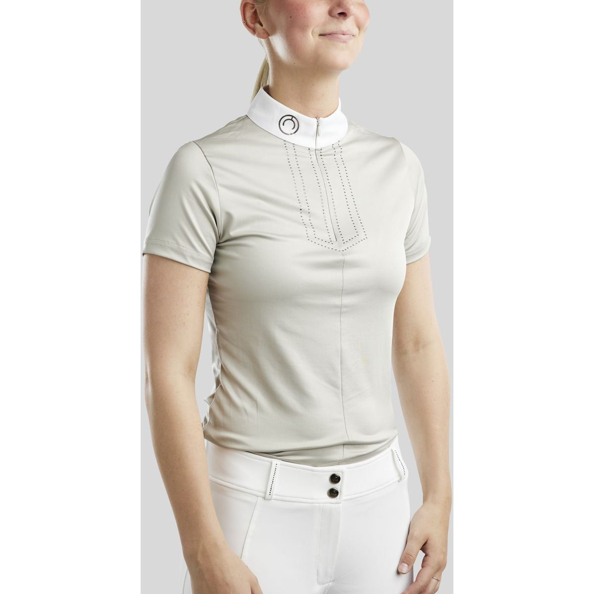 Montar Maglietta da Competizione MoViolet Grigio argento