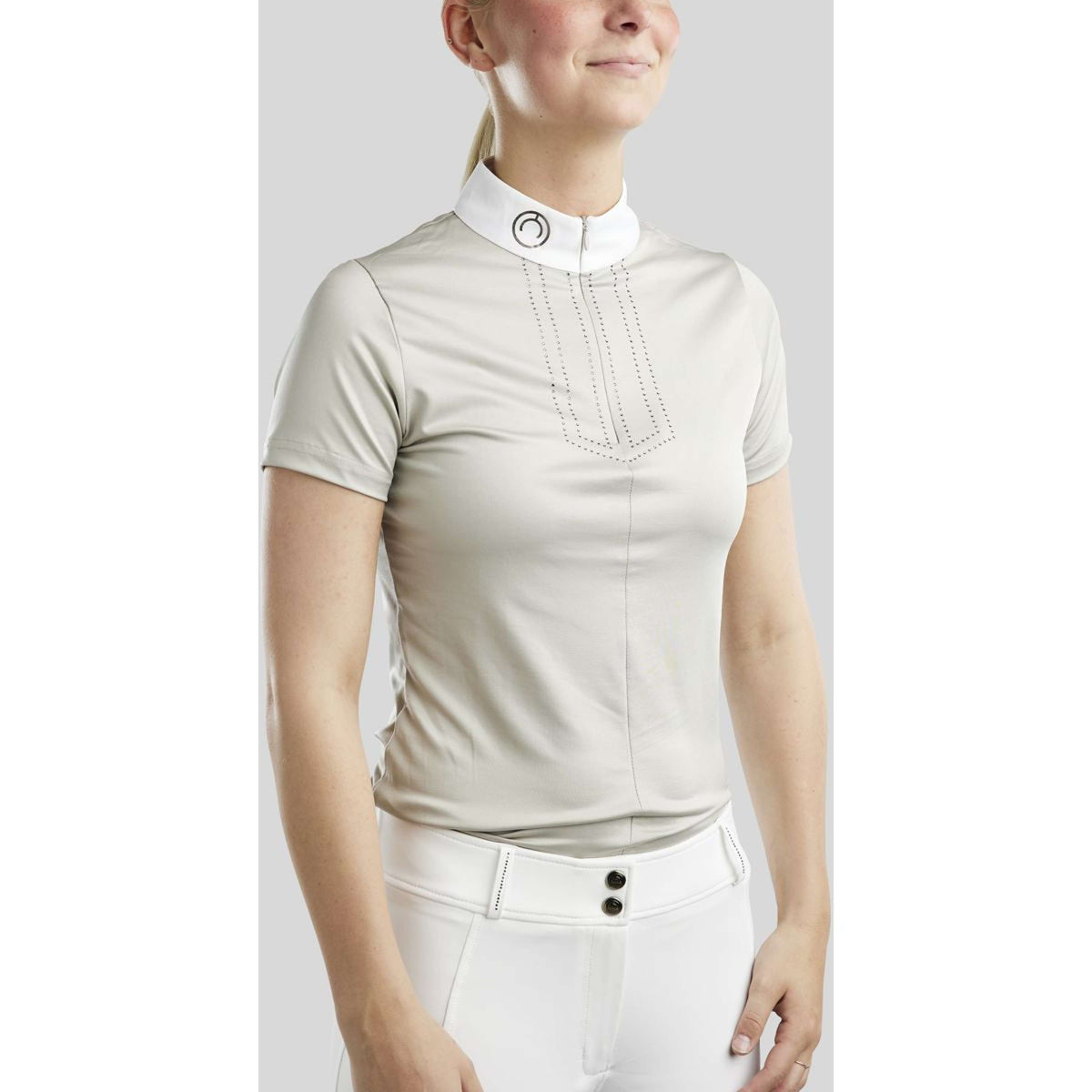 Montar Maglietta da Competizione MoViolet Grigio argento