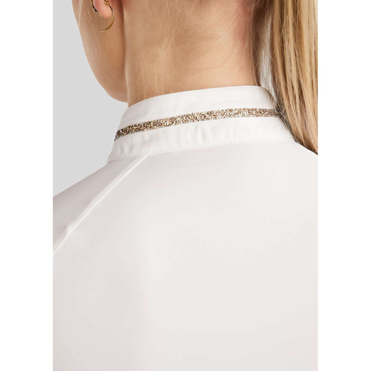 Montar Maglietta da Competizione MoLila Champagne Crystals Bianco