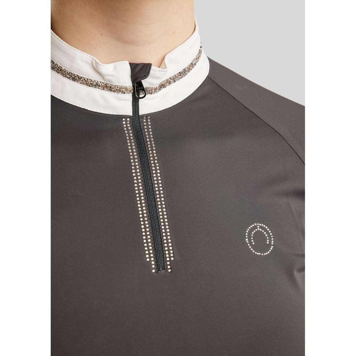 Montar Maglietta da Competizione MoLila Champagne Crystals Slate Grey