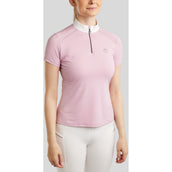 Montar Maglietta da Competizione MoPearl Pintucks Gun Metal Crystals Candy Pink