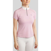 Montar Maglietta da Competizione MoPearl Pintucks Gun Metal Crystals Candy Pink