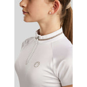 Montar Maglietta da Competizione MoLila Champagne Crystals Junior Bianco