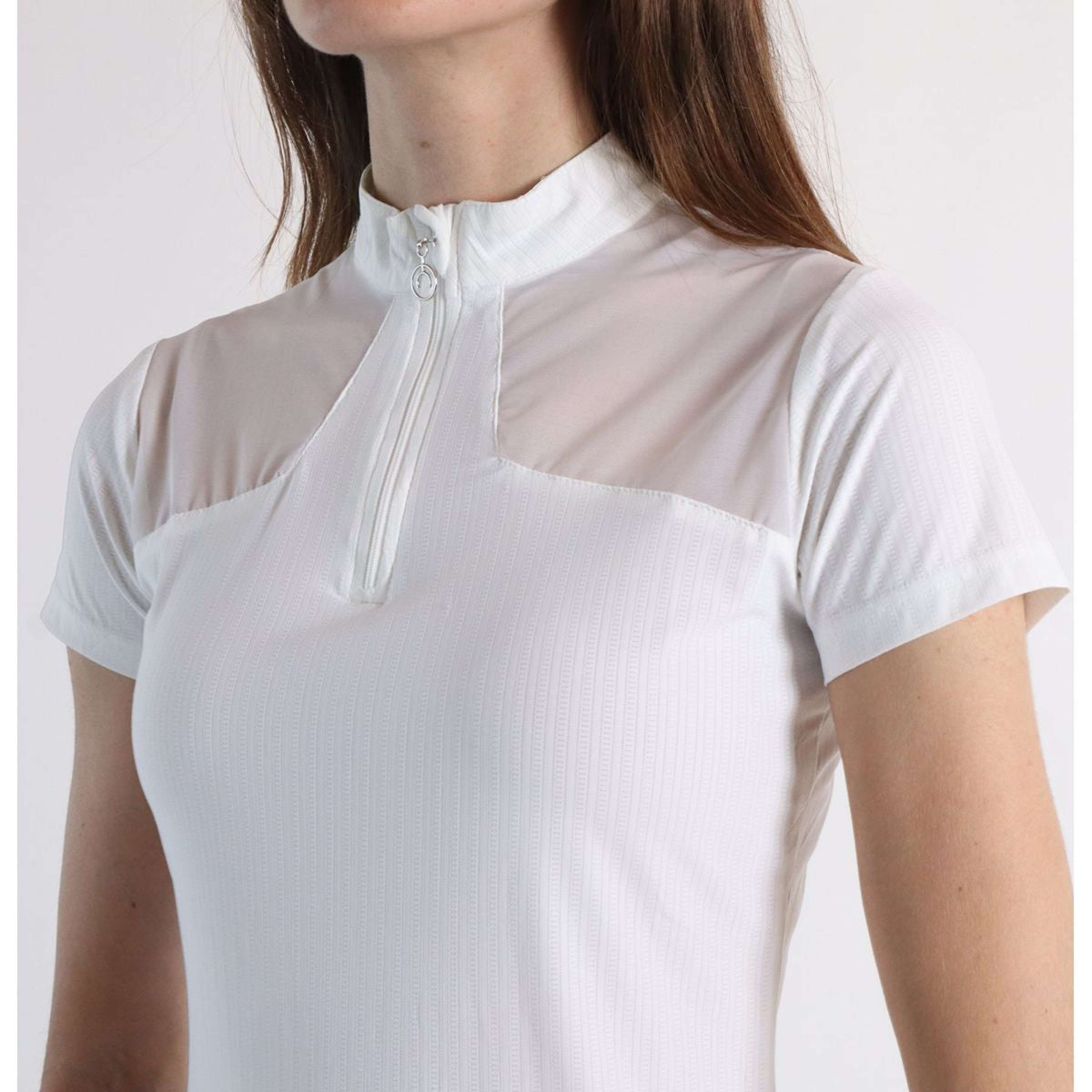 Montar Poloshirt MoMeadow Mesh Bianco