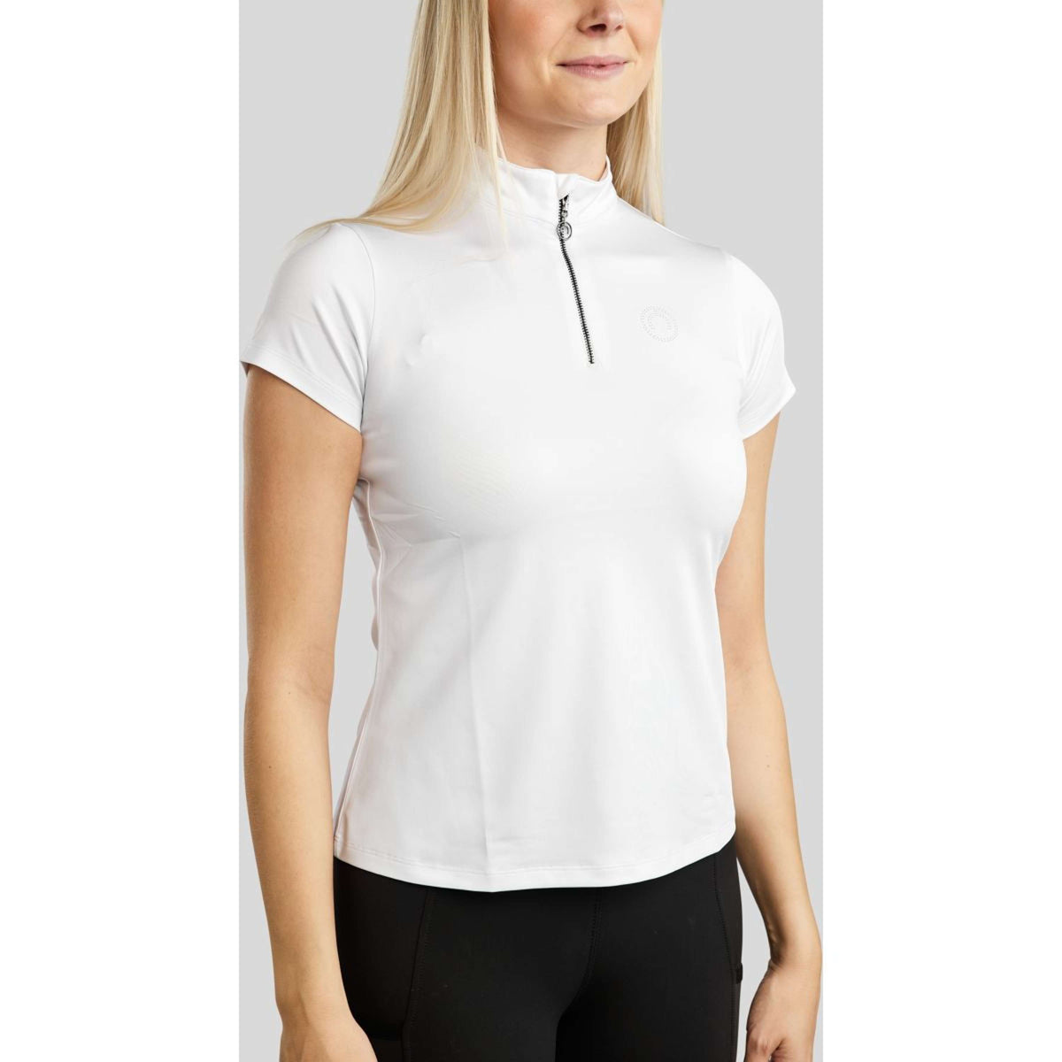 Montar T-Shirt MoElaine Lasercut Logo Bianco