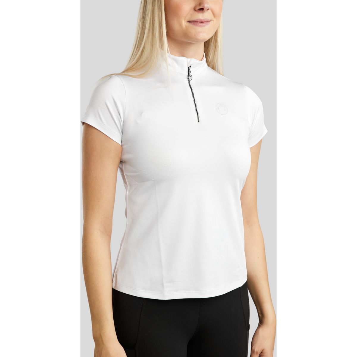 Montar T-Shirt MoElaine Lasercut Logo Bianco