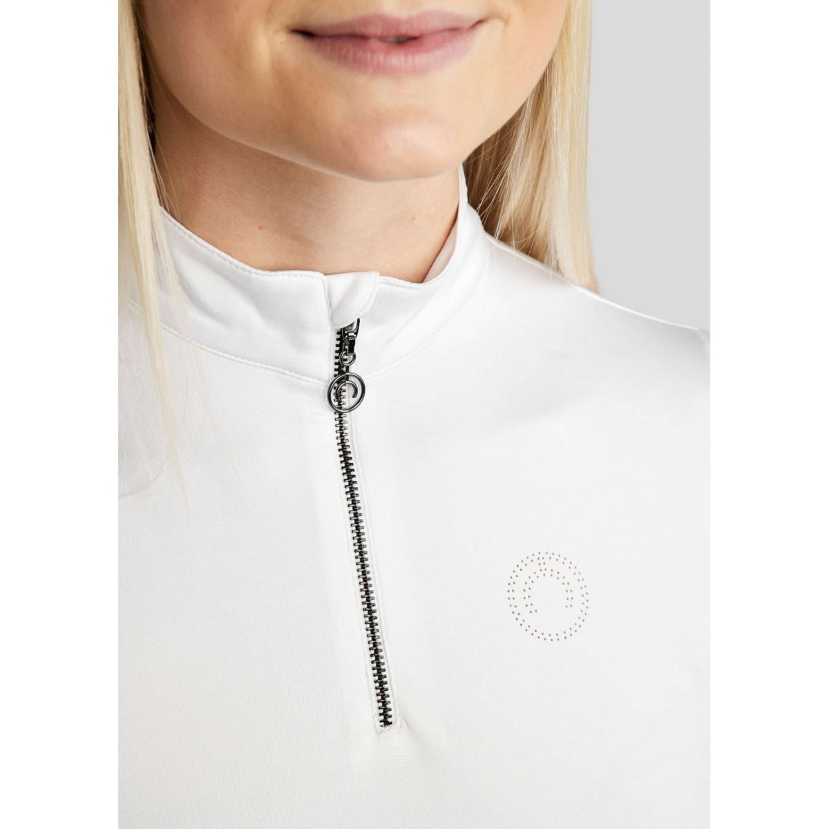 Montar T-Shirt MoElaine Lasercut Logo Bianco