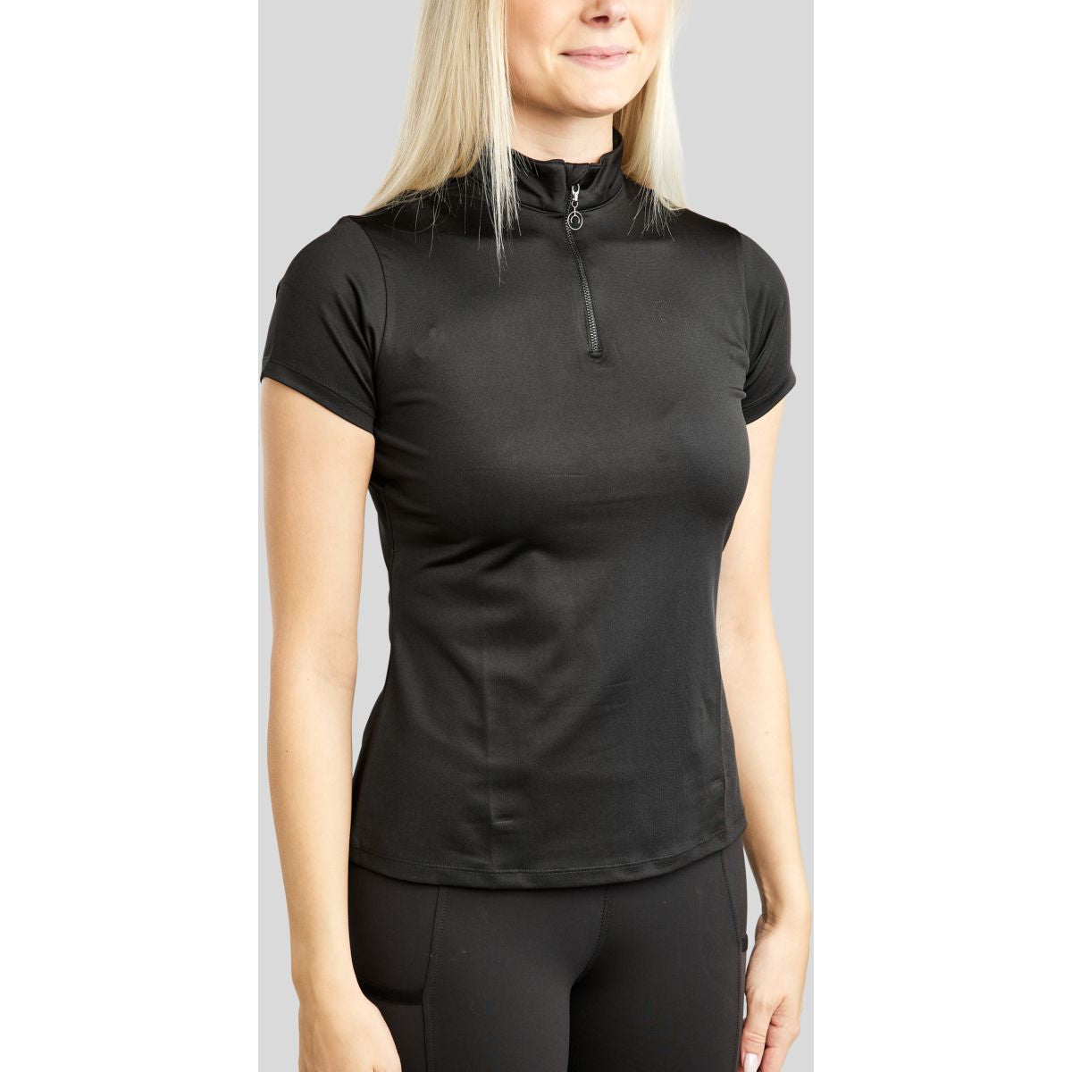 Montar T-Shirt MoElaine Lasercut Logo Nero