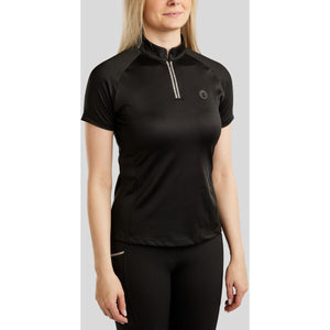 Montar Poloshirt MoLila Champagne Crystals Nero Montar Poloshirt MoLila Champagne Crystals Nero