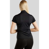 Montar Poloshirt MoPearl Pintuck Nero