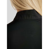 Montar Poloshirt MoPearl Pintuck Nero