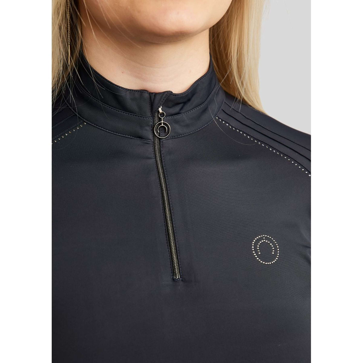 Montar Poloshirt MoPearl Pintuck Navy