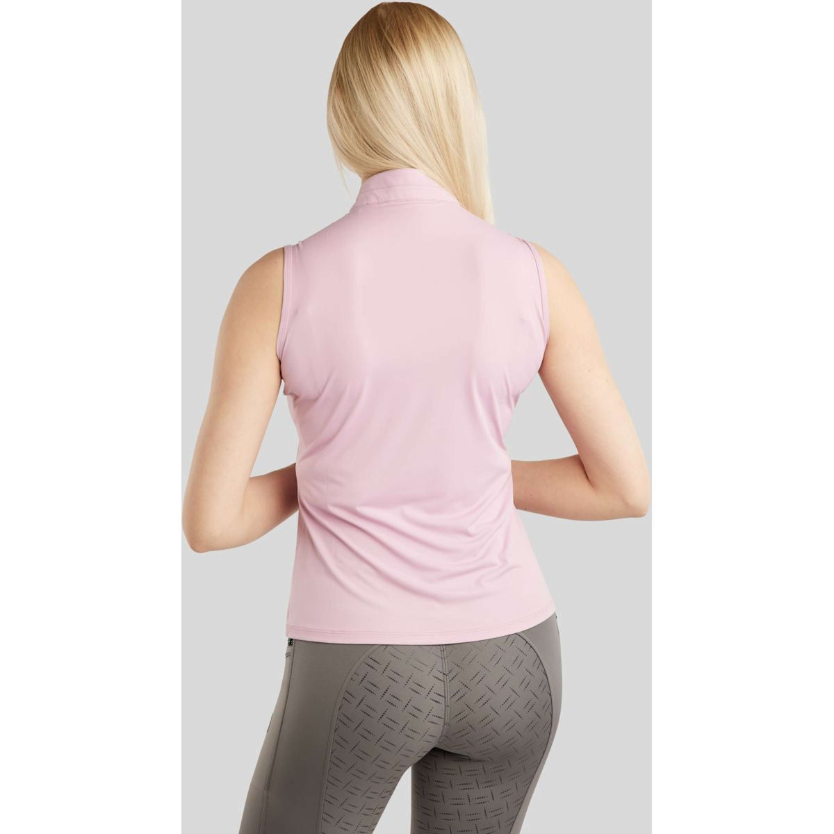 Montar Shirt MoPearl Pintuck Senza Maniche Candy Pink