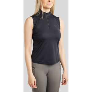 Montar Shirt MoPearl Pintuck Senza Maniche Navy