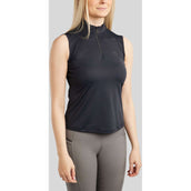Montar Maglia MoPearl Pintuck Senza Maniche Navy