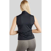 Montar Maglia MoPearl Pintuck Senza Maniche Navy