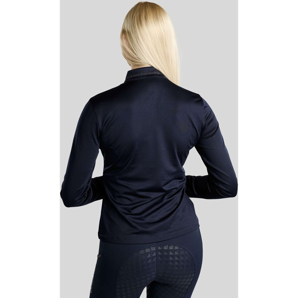 Montar Maglia MoEverline Golden Quartz Crystals Maniche Lunghe Navy