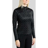 Montar Maglia MoLeia Lumber Check All Over Printed Maniche Lunghe Nero
