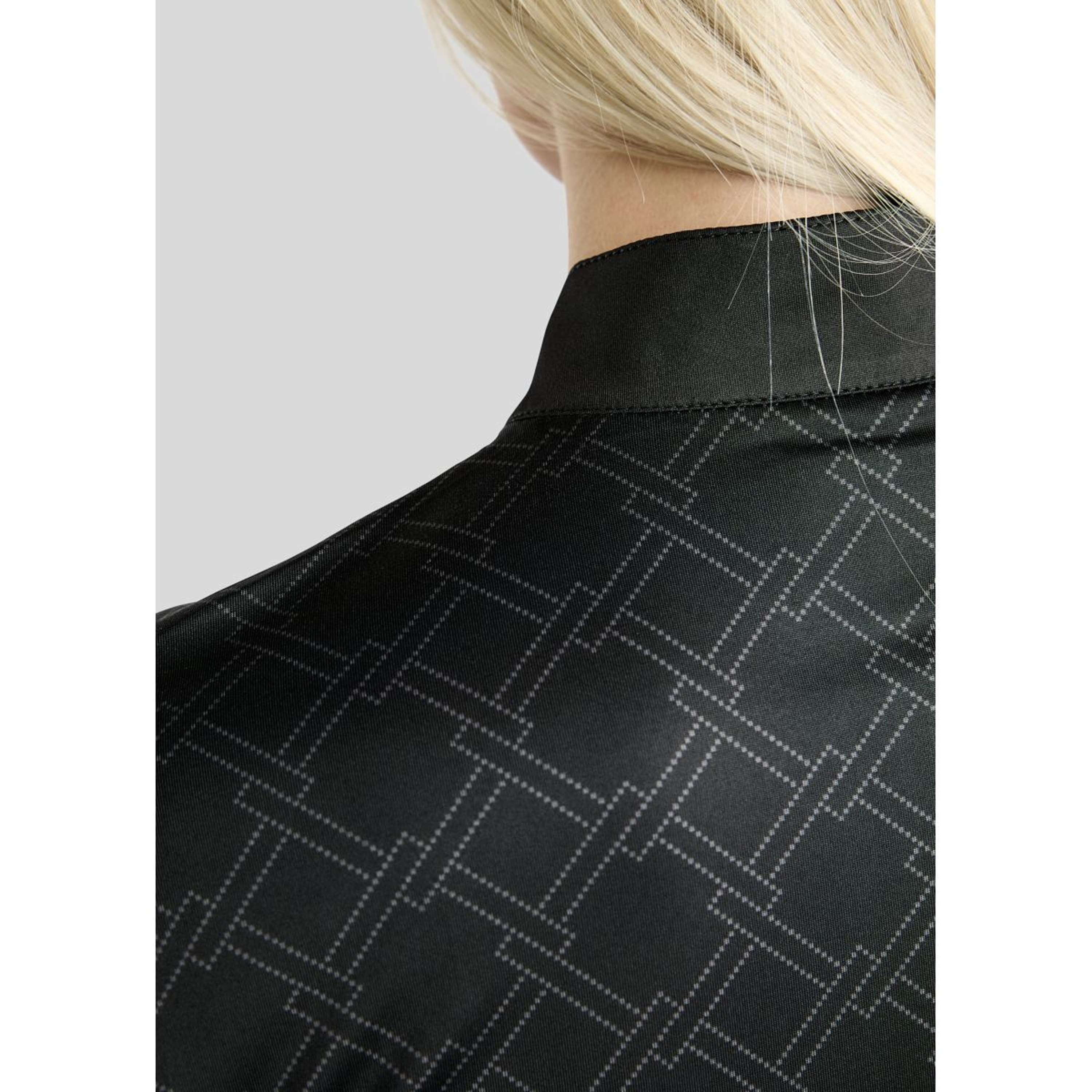 Montar Maglia MoLeia Lumber Check All Over Printed Maniche Lunghe Nero