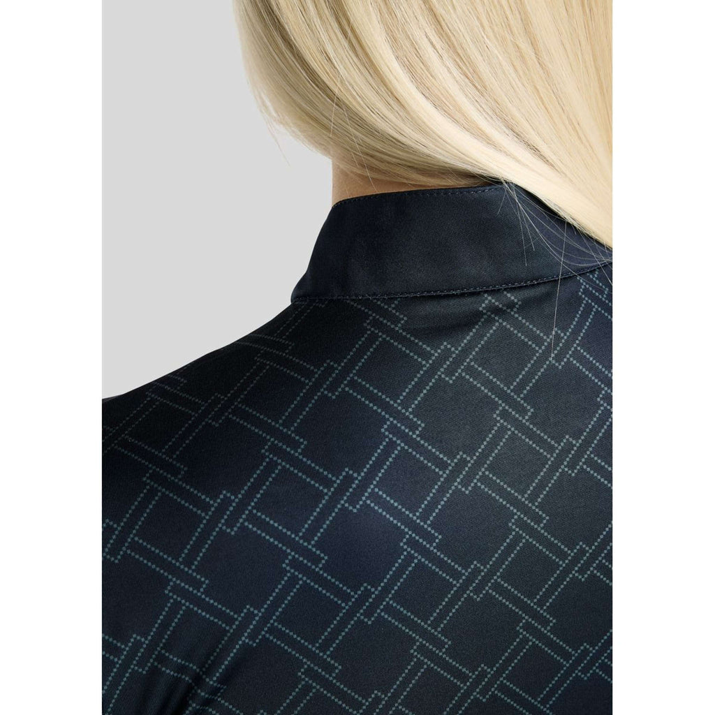 Montar Maglia MoLeia Lumber Check All Over Printed Maniche Lunghe Navy