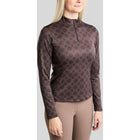 Montar Maglia MoLeia Lumber Check All Over Printed Maniche Lunghe Black Peony