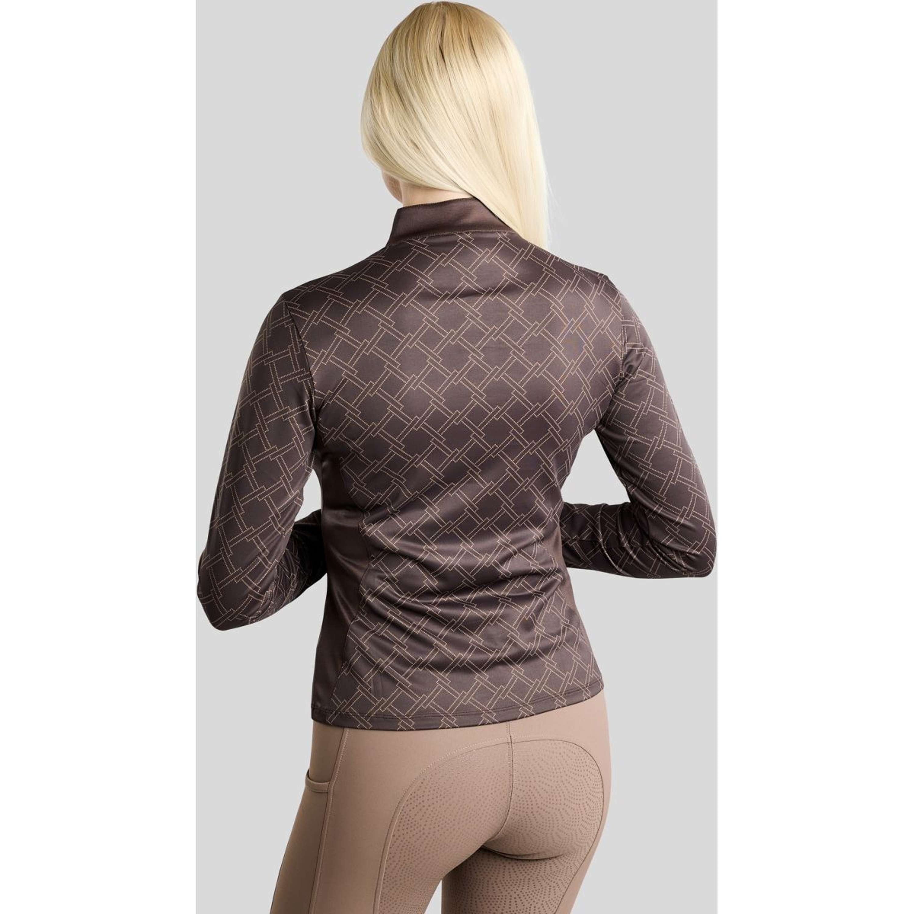Montar Maglia MoLeia Lumber Check All Over Printed Maniche Lunghe Black Peony