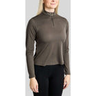 Montar Maglia MoEkta Jacquard Pattern Golden Quartz Maniche Lunghe Forest Green
