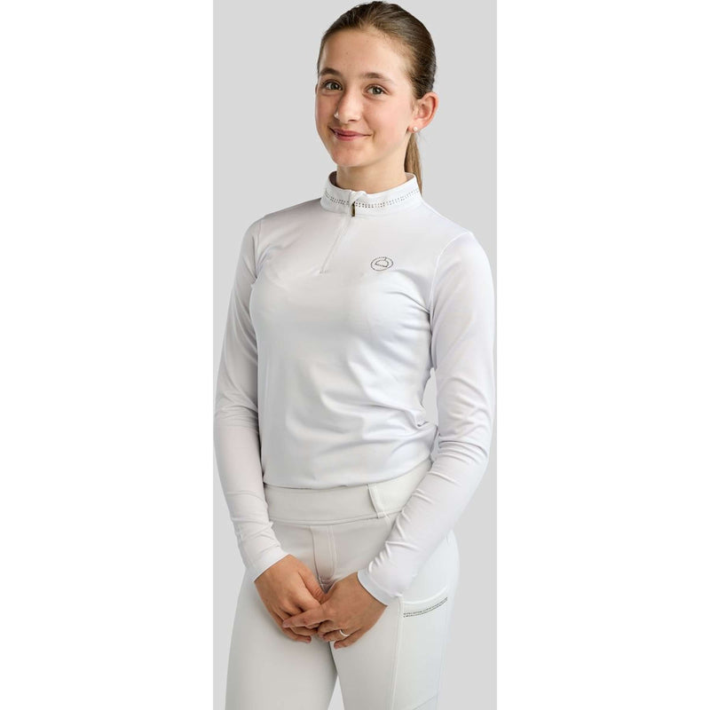 Montar Maglia MoEverline Golden Quartz Crystals Kids Maniche Lunghe Bianco