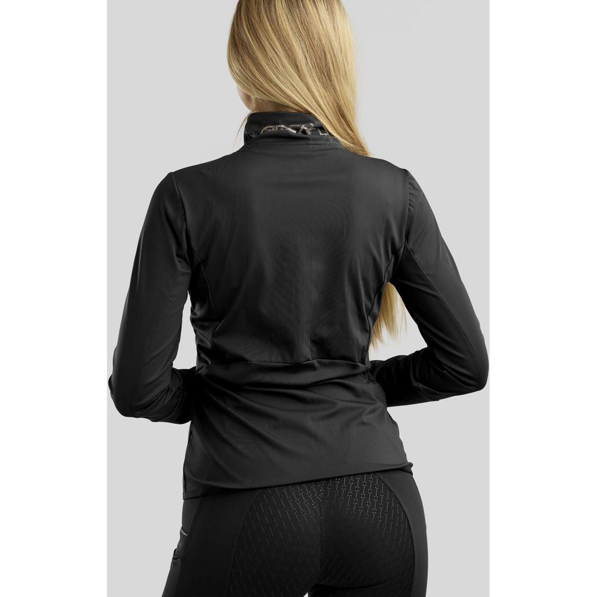 Rebel Jack Softshell Rosegold Crystals Nero