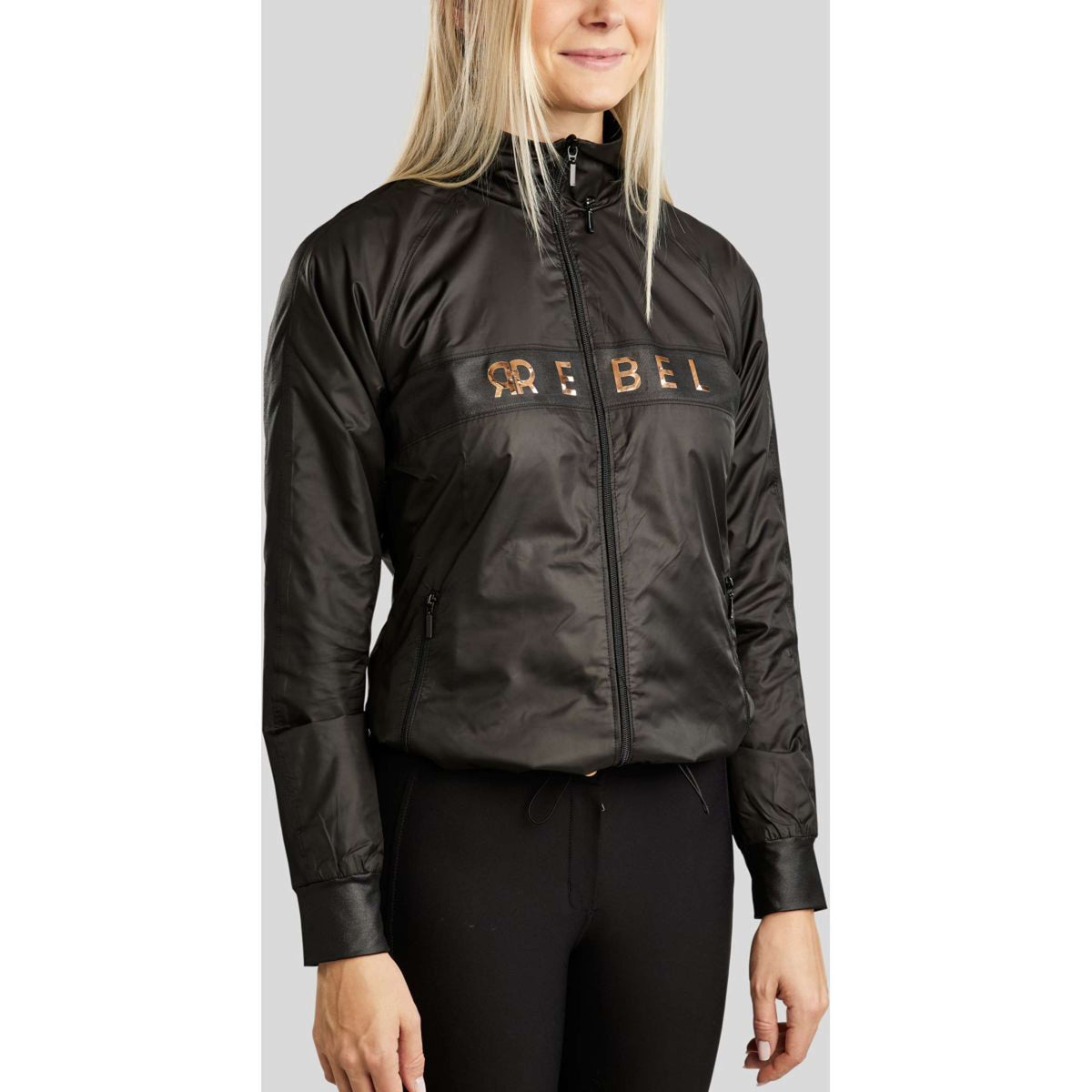 Rebel Jack Foilprinted Logo Nero