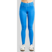 Rebel Leggings da Equitazione Tone in Tone Crystals Full Grip Blu forte