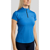 Rebel T-Shirt Tone in Tone Crystals StrongBlue