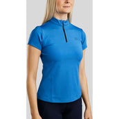 Rebel T-Shirt Tone in Tone Crystals StrongBlue