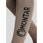 Montar Calze da Equitazione Logo Latte
