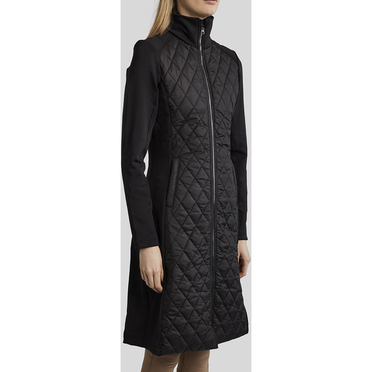 Montar Jack MoQuinn Quilted Long Nero