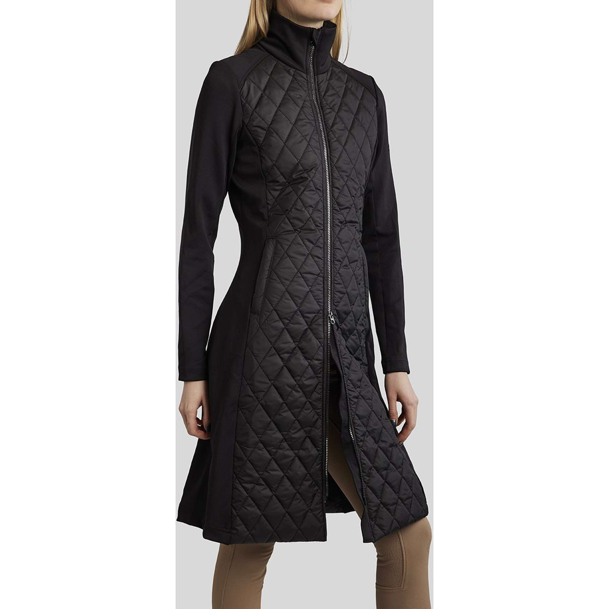 Montar Jack MoQuinn Quilted Long Nero