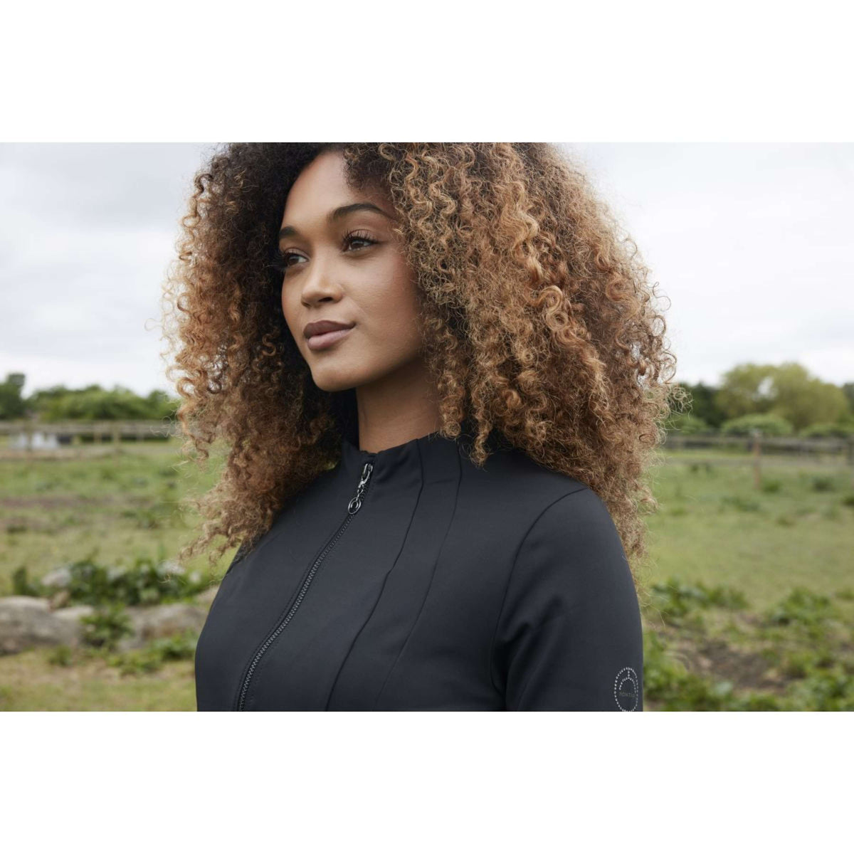 Montar Felpa con cappuccio e zip MoGloria Nero