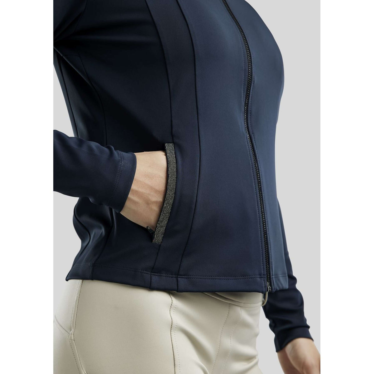 Montar Felpa con cappuccio e zip MoGloria Navy