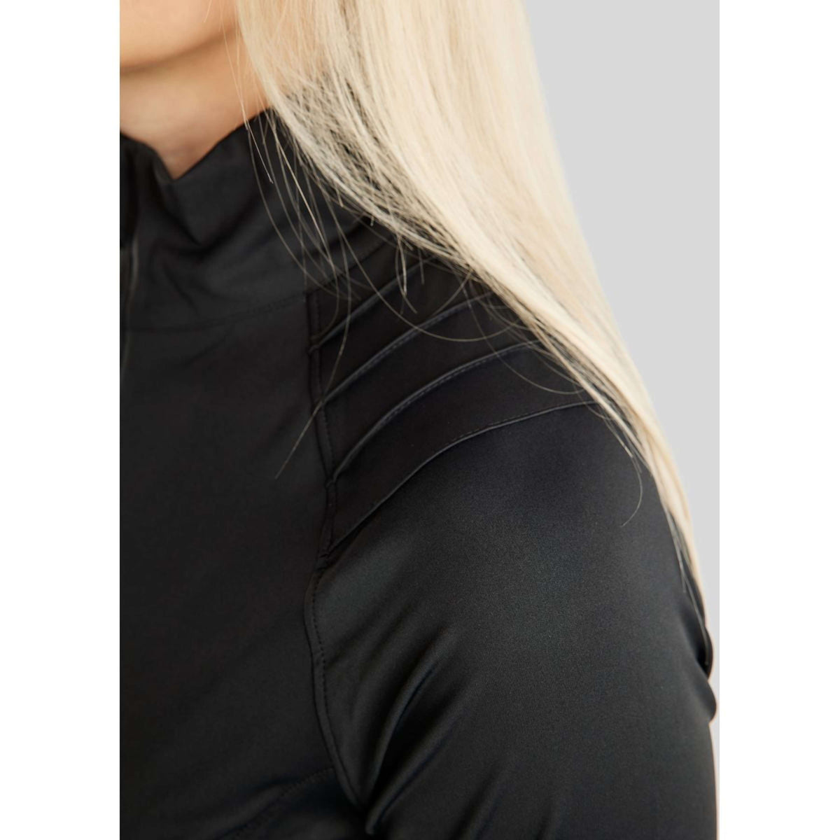 Montar Jack MoPearl Pintuck Gun Metal Crystals Nero