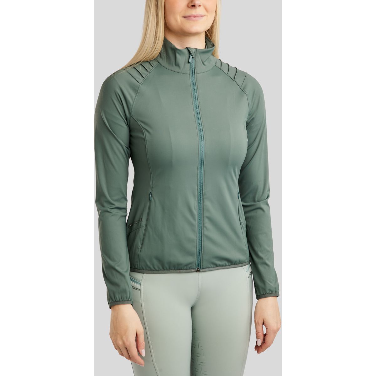 Montar Jack MoPearl Pintuck Gun Metal Crystals Giada