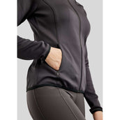 Montar Jack MoPearl Pintuck Gun Metal Crystals Slate Grey