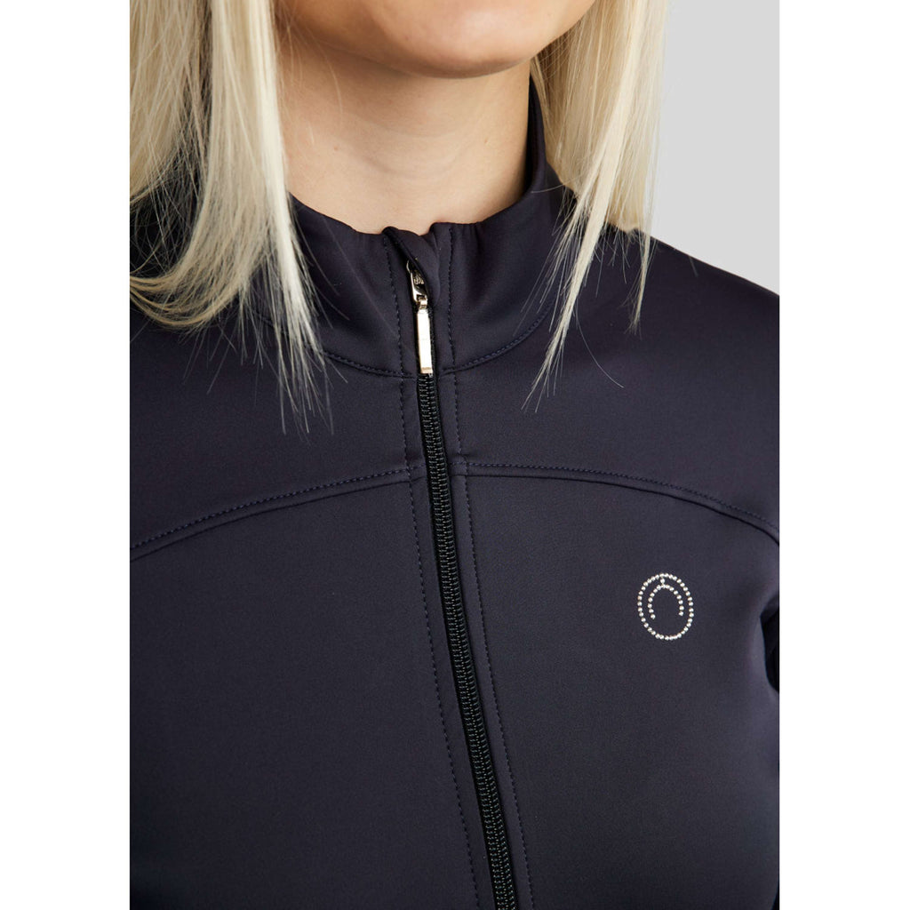 Montar Felpa con cappuccio e zip MoDahne Navy