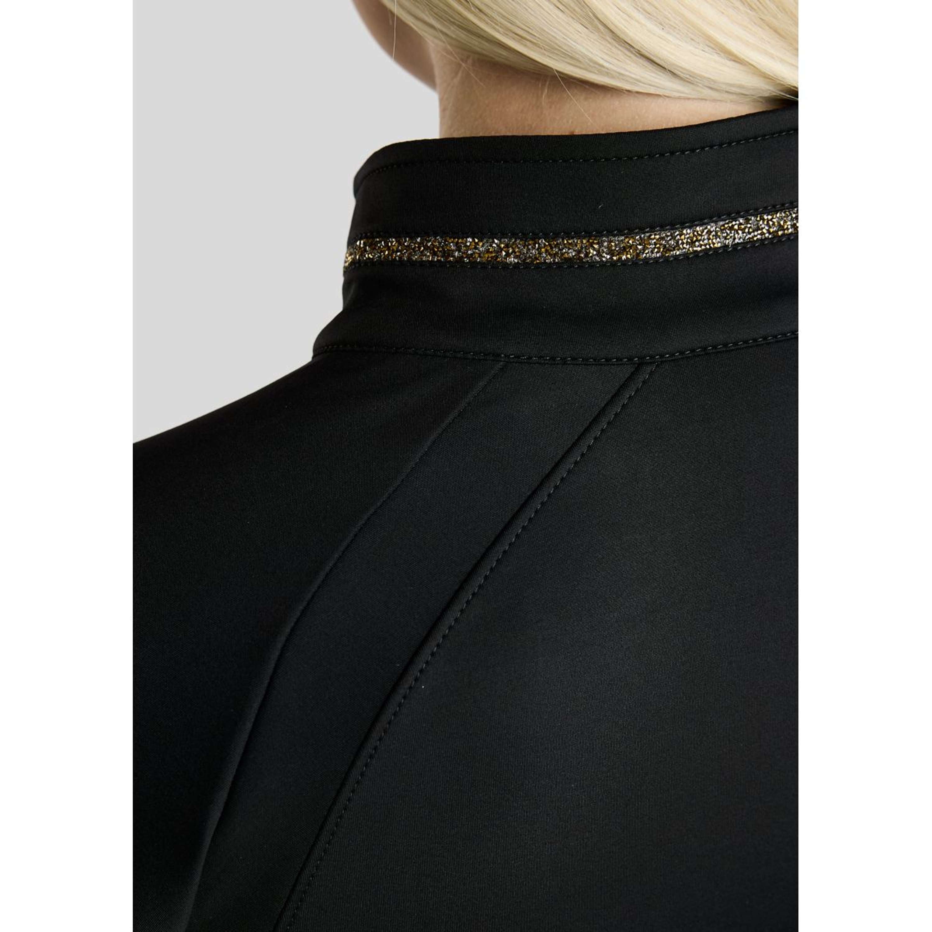 Montar Felpa con cappuccio e zip MoVeronica Golden Quartz Crystal Nero